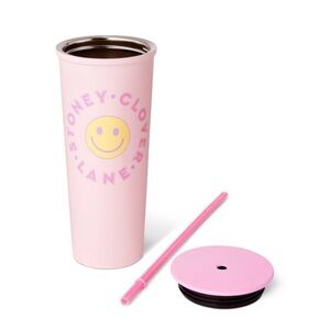 Stoney Clover Lane x Target Pink Tumbler with Straw